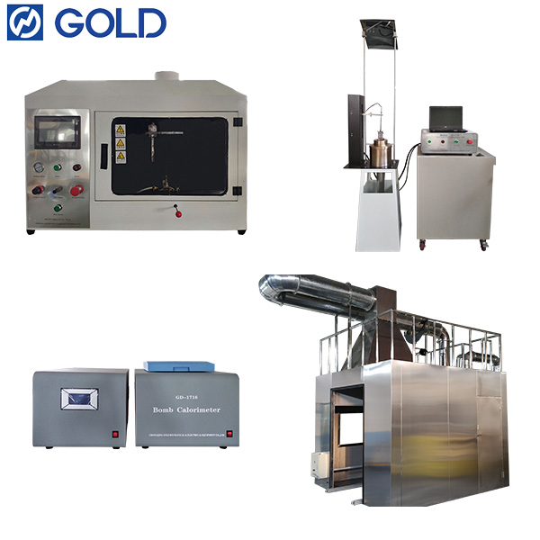 Hvilke testapparater er inkludert i EN 13501-1 for brannklassifisering av byggevarer?