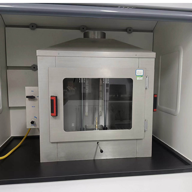 ISO 11925 Single Flame Source Tester for bygningsmateriales antennelighetstesting