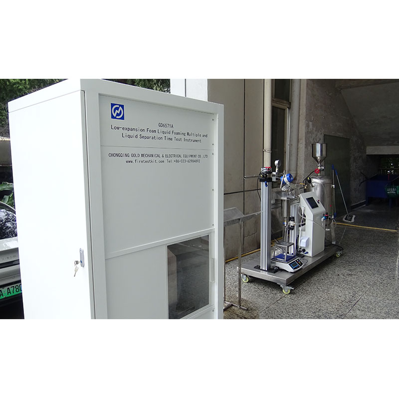  UL162 EN 1568 Lavekspansjon skummende væske skummende forhold og separasjonstid måleenhet