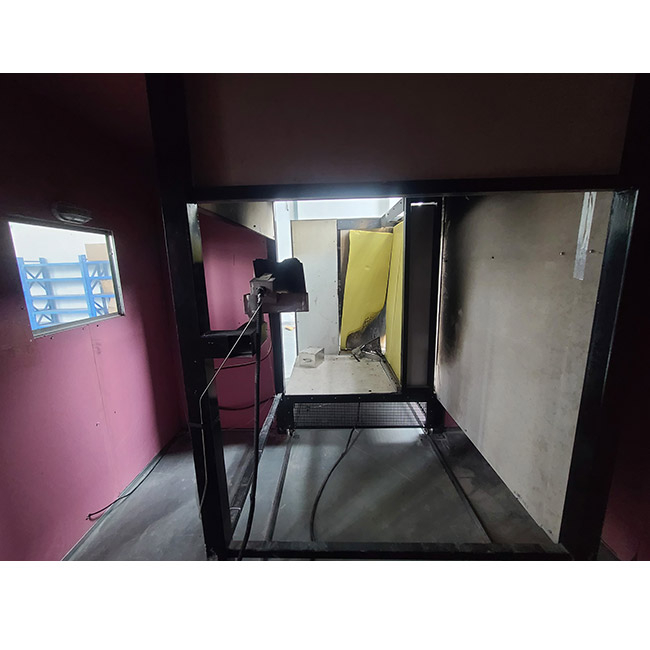 EN 13823 Enkeltbrennende element (SBI) tester for brannsikre veggpaneler