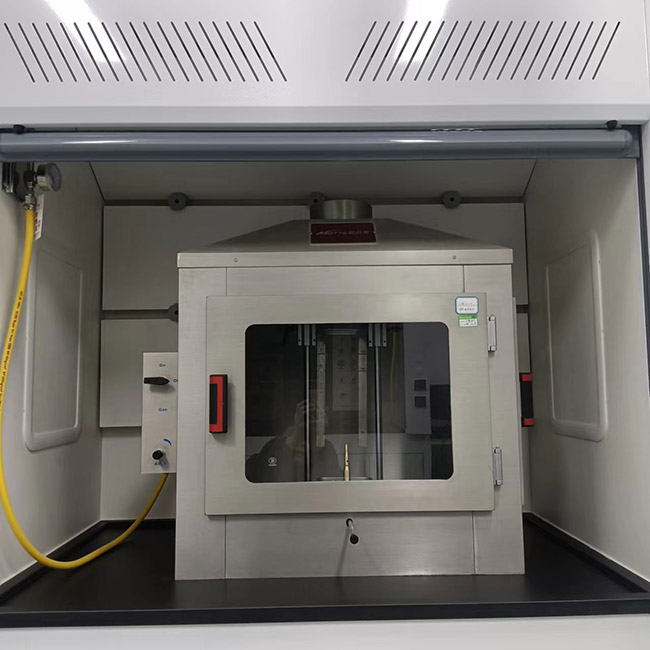 ISO 11925 Single Flame Source Tester for bygningsmateriales antennelighetstesting