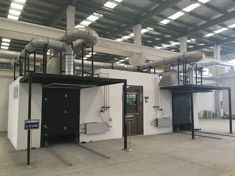 EN 13823 (SBI) Building Materials Enkelt Burning Element Combustion Test